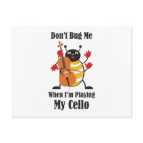 Cello Bug Post Card