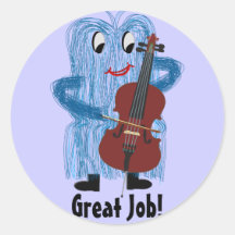 Cello - Get a Warm Fuzzy Feeling Sticker