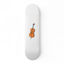 Cello Graphic , ViolinCello Music Design Skate Decks