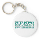 Cello Player 3% Talent Key Chains