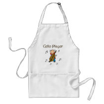Cello Player Tshirts and Gifts Apron