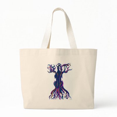 Cello Tree Blue Bag by meganbeing