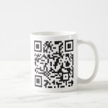 Cellphone serial number code coffee mug