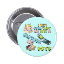 Cellphones and Boys T-shirts and Gifts For Her Button