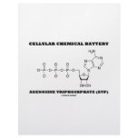 Cellular Chemical Battery Adenosine Triphosphate Letterhead Template