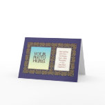 Celtic Art Border  Photo Frame Greeting Card