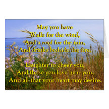 Celtic Blessing for Wedded Bliss Cards