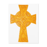 Celtic Cross 3 Gold Post Cards