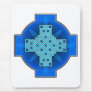 Celtic Cross 9 Blue Mouse Mats