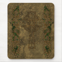 Celtic Cross and Celtic Knots Mouse Pads