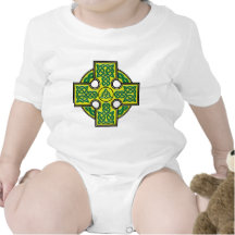 celtic cross baby bodysuit