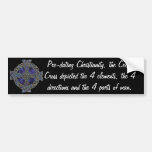 Celtic Cross Bumper Sticker