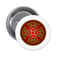 Celtic cross button