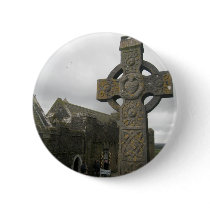 Celtic Cross, Cashel, Ireland Pinback Buttons