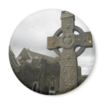 Celtic Cross, Cashel, Ireland Refrigerator Magnet