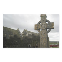Celtic Cross, Cashel, Ireland Rectangular Sticker