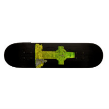 Celtic Cross Custom Skateboard