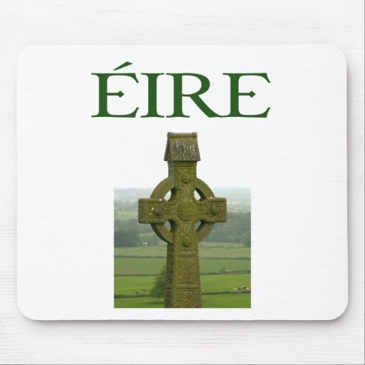 Celtic Cross Eire Irish Shirts and gifts Mouse Mats