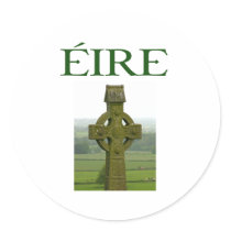 Celtic Cross Eire Irish Shirts and gifts Sticker