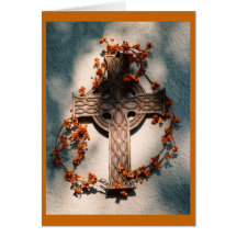 CELTIC CROSS GREETING CARD