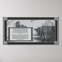 Celtic Cross Informational Poster