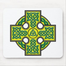 celtic cross mouse mat