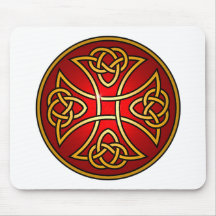 Celtic cross mousemats
