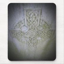 Celtic cross mousepad
