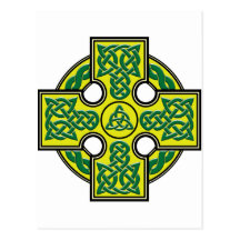 celtic cross post cards