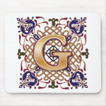 Celtic Design Letter G Mousepad