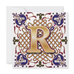 Celtic Design Letter R Invites