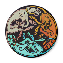 Celtic Dogs Fridge Magnets