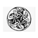 Celtic Dogs Spiral Postcards
