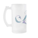 Celtic Dragon Frosted Stein and Mug