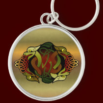 Celtic Dragon Ornament keychains