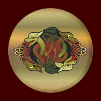Celtic Dragon Ornament magnets