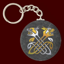 Celtic Dragons keychains