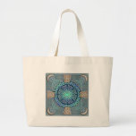 Celtic Eye of the World Canvas Bag
