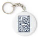 Celtic F Monogram keychains
