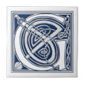 Celtic G Monogram tiles