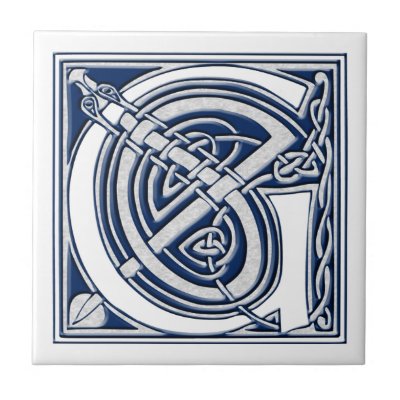 Celtic G Monogram by Nightmareartist