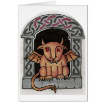 Celtic Gargoyle card