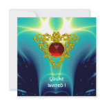 CELTIC HEART  bright blue Custom Announcements