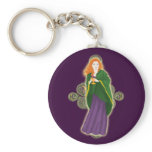 Celtic Keychains, Grail Maiden Design