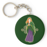 Celtic Keychains, Grail Maiden Design #1