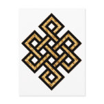 Celtic Knot 10 Gold Postcard