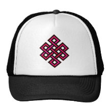 Celtic Knot 10 Red Mesh Hat