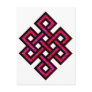 Celtic Knot 10 Red Postcard
