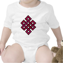 Celtic Knot 10 Red Rompers