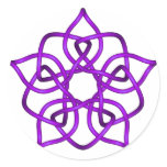 Celtic Knot 11 Purple Stickers